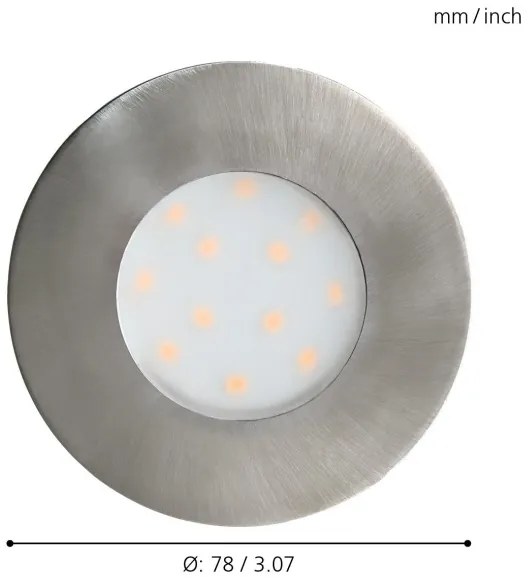 Eglo 96415 - Lampada da incasso da esterno LED PINEDA-IP LED/4,9W IP44