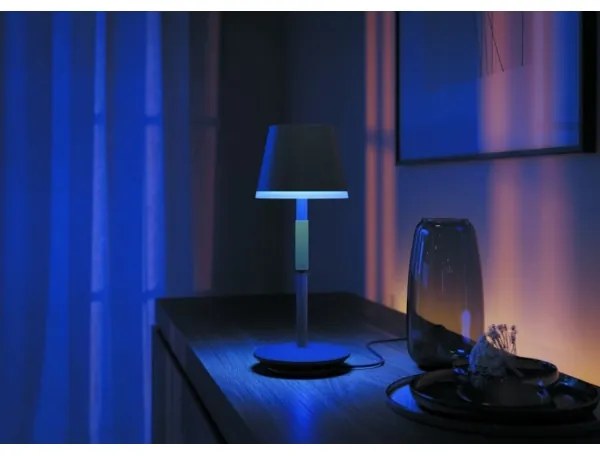 Philips-LED RGBW Lampada touch dimmerabile Hue GO LED/6,2W/230V 2000-6500K IP54