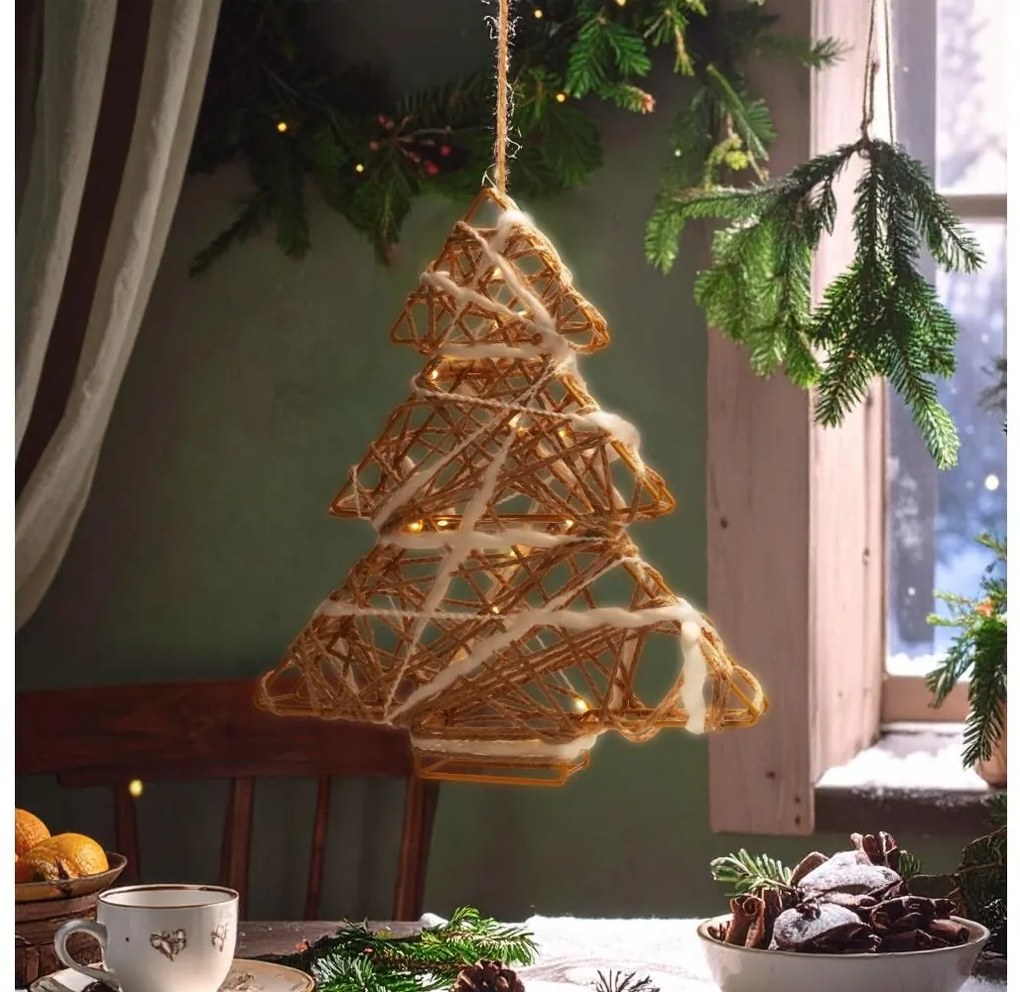 Brilagi - Decorazione natalizia a LED LED/2xAA 34x31 cm alberello