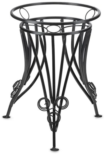 Portafiori 47x43 cm nero