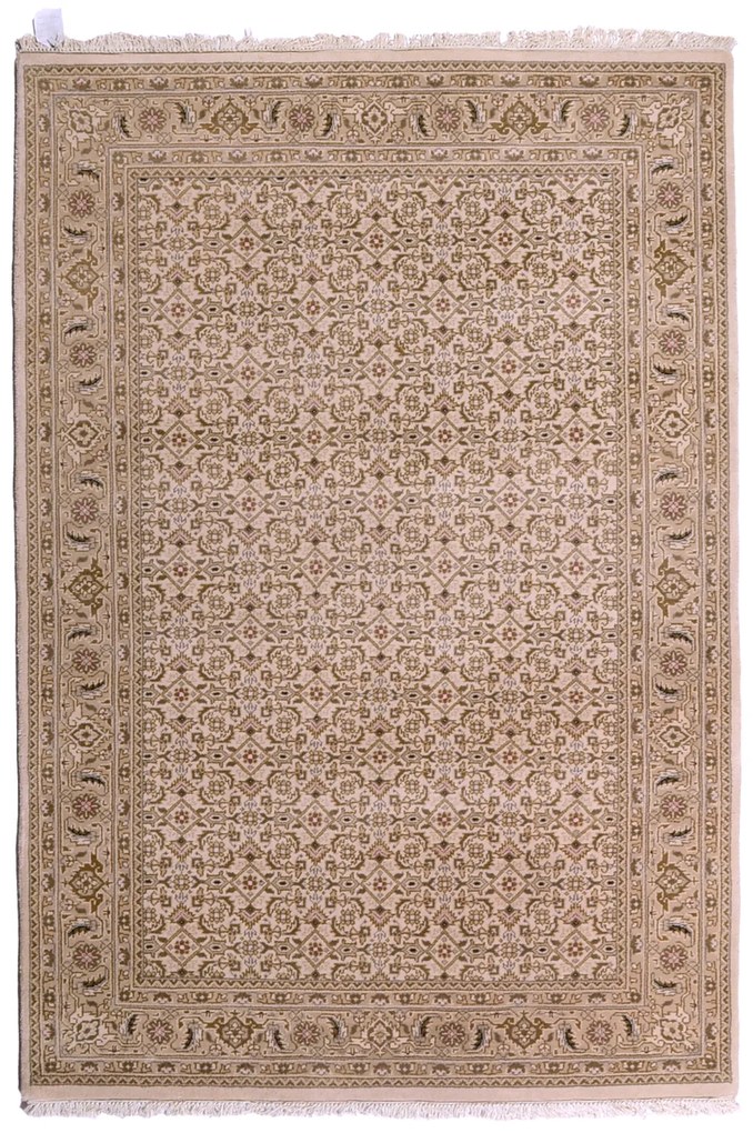 Bidjar Tappeto orientale 140 x 210 Beige (Indian) Annodato A Mano