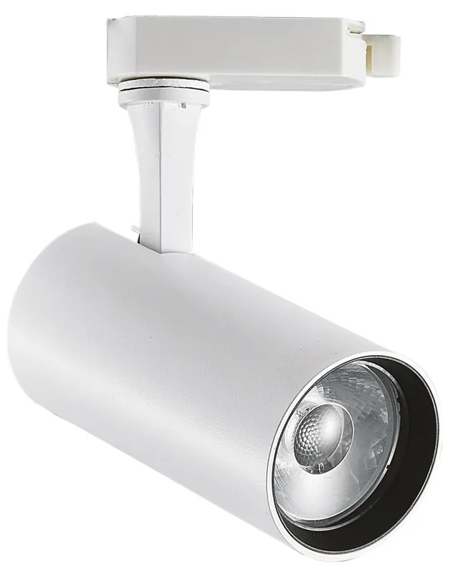 Illuminazione A Binario Contemporaneo Fox Alluminio Bianco Led 15W 4000K Ip20