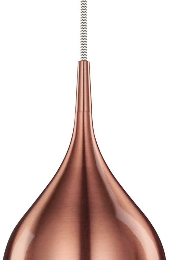 Lampadario Contemporaneo Vibrante Alluminio Rosa 1 Luce E14