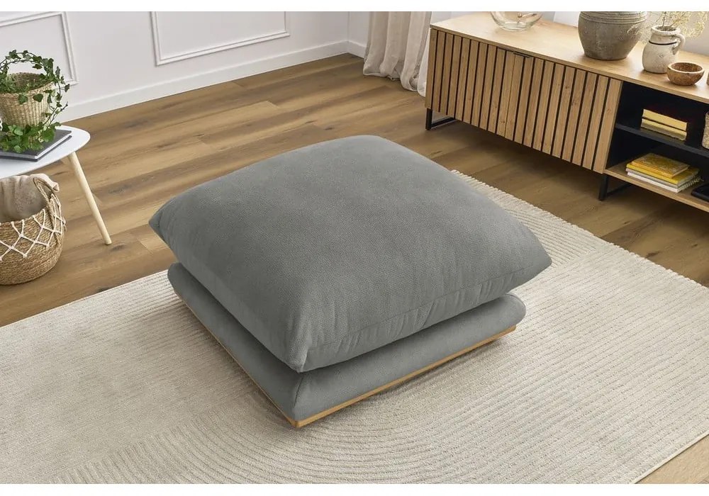 Poggiapiedi grigio Ernest – Bobochic Paris