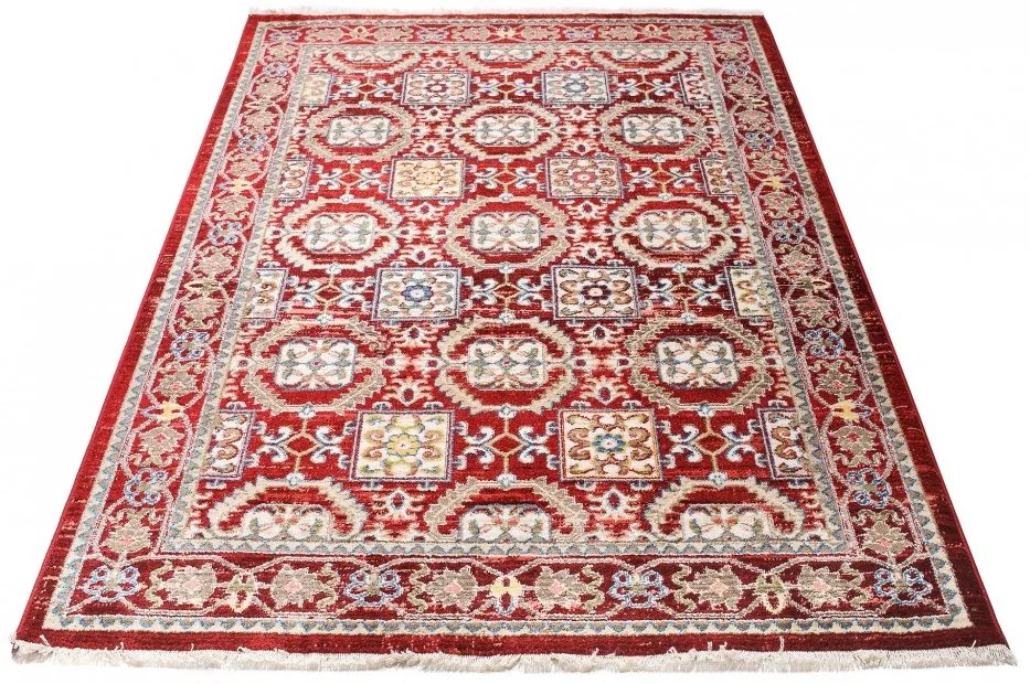 Tappeto orientale rosso in stile marocchino Larghezza: 160 cm | Lunghezza: 225 cm