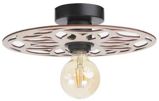 Lampadario a plafone FALCO 1xE27/60W/230V diametro 30 cm beige