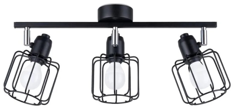 Sollux SL.1116 - Faretto BELUCI 3xE14/40W/230V nero