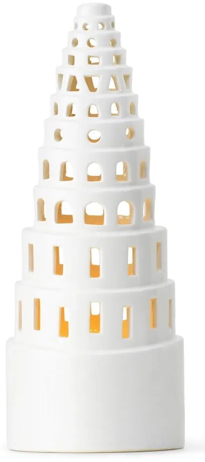 Portacandele natalizio in ceramica bianca Lighthouse, ø 9 cm Urbania Lighthouse High Tower - Kähler Design