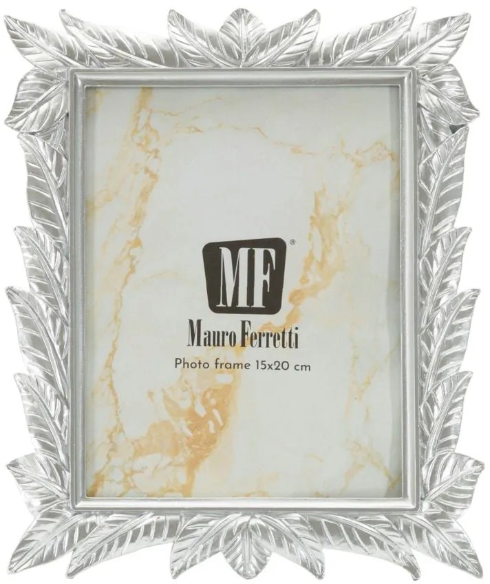 Cornice Leavy Silver Cm 21,2X1,7X26,8 Per Foto Eleganti