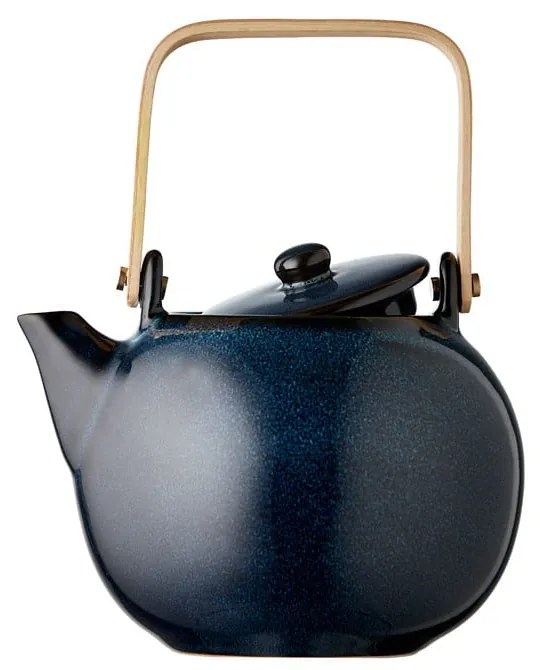 Teiera blu scuro in ceramica con filtro 1,2 l Gastro Blue – Bitz