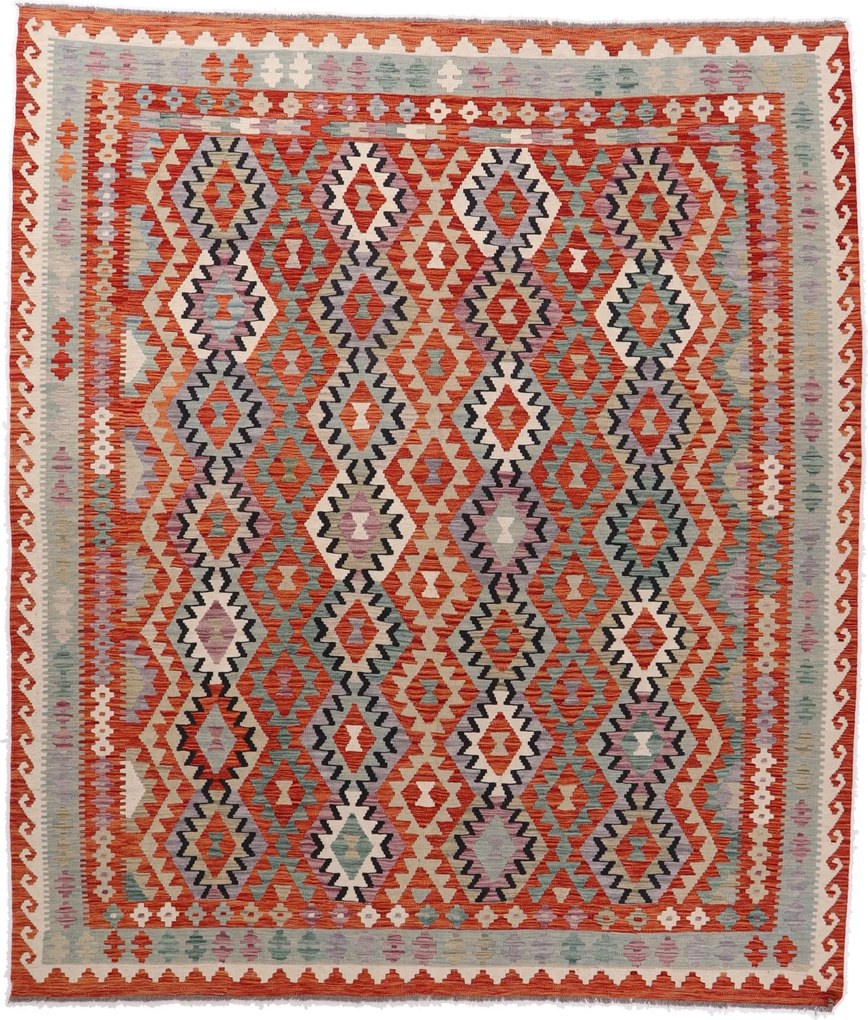 Kilim Tappeto 290 x 250 (Pakistan) Tessuto A Mano