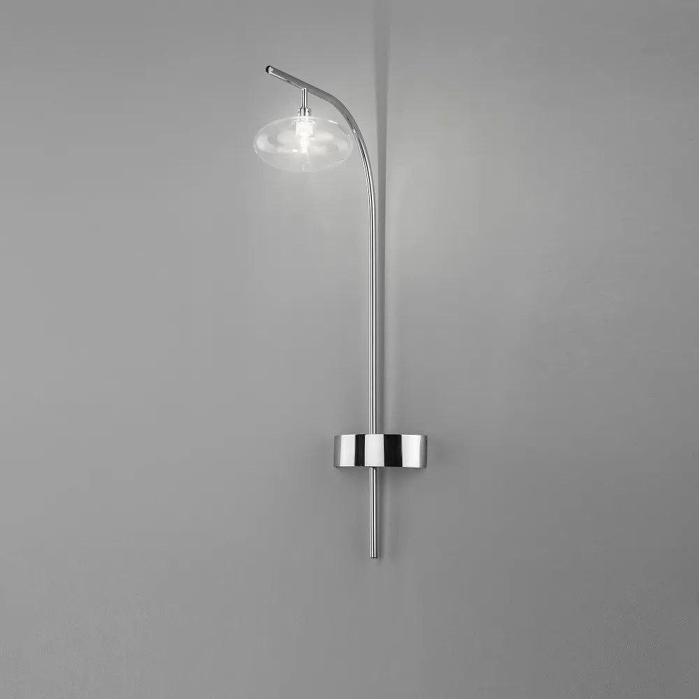 Applique 1 luce oro  satinato  261.901  collezione Dolce Metal Lux Trasparente