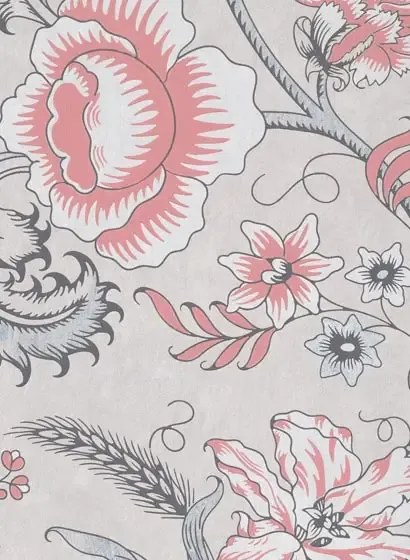 Little Greene Carta da parati Woodblock Trail - Union