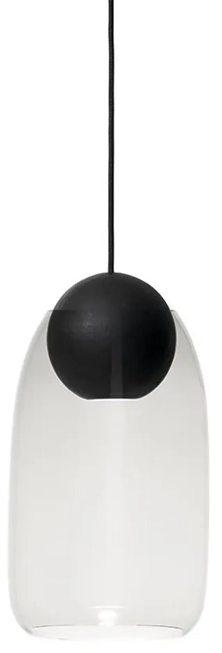 Mater - Liuku Lampada a Sospensione BAll Black/Trasparente Mater