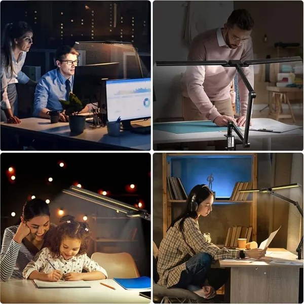 Lampada da tavolo LED dimmerabile con funzione Touch LED/24W/230V 3000-6500K CRI 92 nero