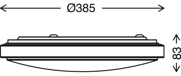 Brilo - Plafoniera LED dimmerabile STARRY SKY LED/18W/230V 3000-6500K + +TC
