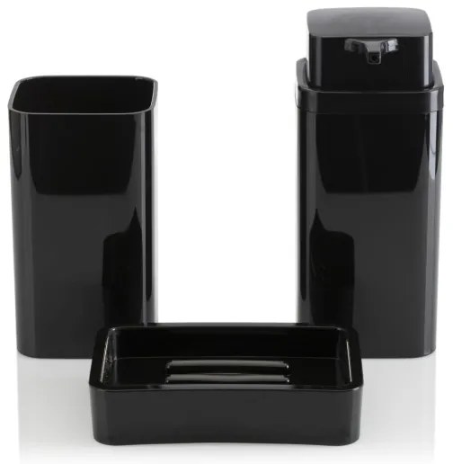 Set da bagno SIERRA 5 pz nero
