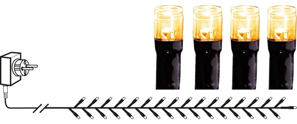 Catena luminosa a LED, lunghezza 3,6 m - Star Trading