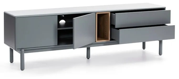 Tavolo TV blu-grigio 180x56 cm Corvo - Teulat