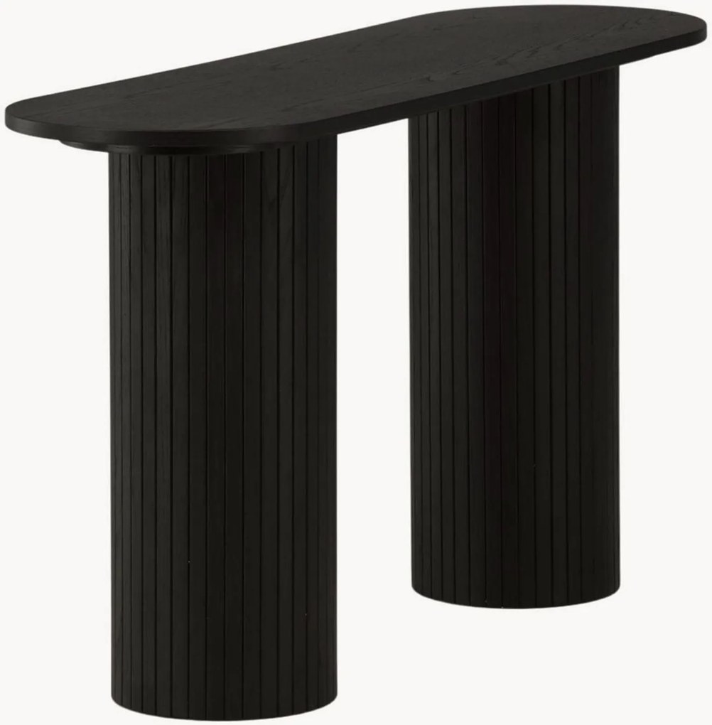 Consolle effetto legno Bianca