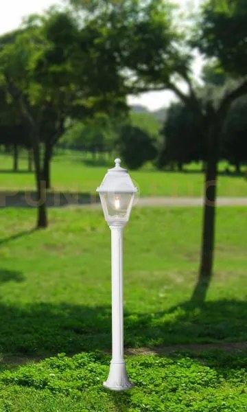 Alba palo 100 cm 1 luce attacco e27 bianco ip55