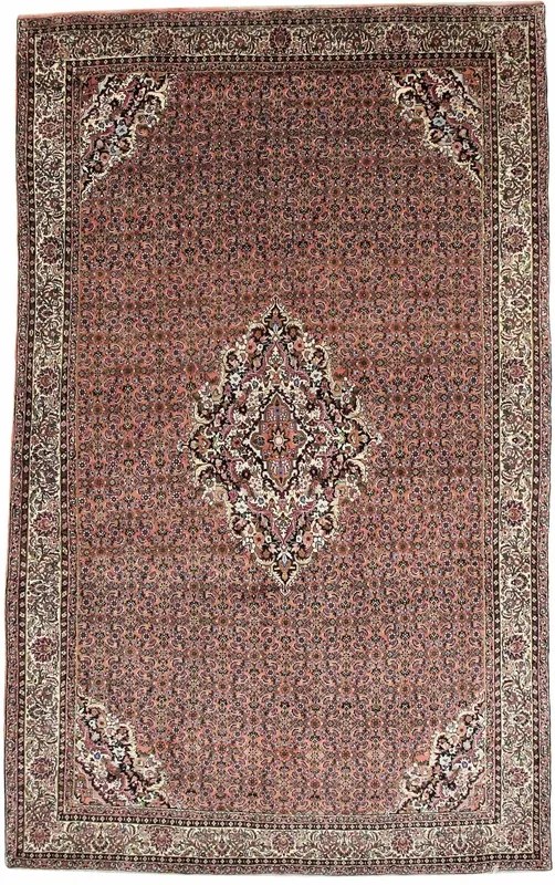 Bidjar Tappeto persiano 320 x 200 Rosso (Iran) Annodato A Mano