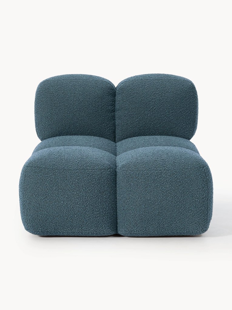 Modulo centrale in bouclé Tayla