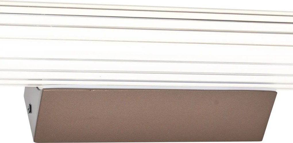 Lampada da parete retrò bronzo 80,4 cm incl. LED IP44 - Coco