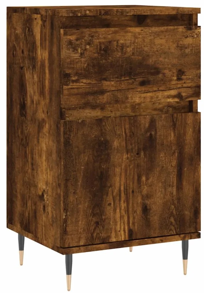 Credenza rovere fumo 40x35x70 cm in legno multistrato