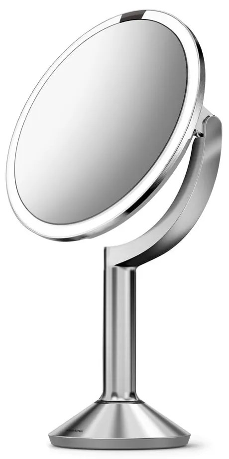 Specchio per make-up con illuminazione/con ingrandimento (5x) ø 20 cm Sensor Trio – simplehuman