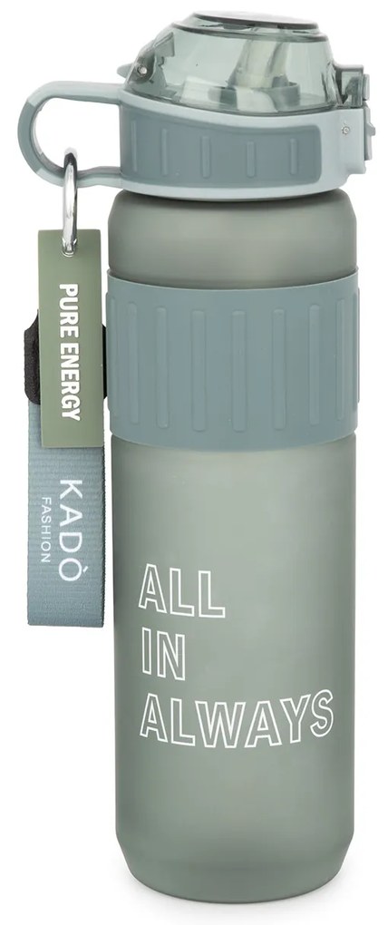 Borraccia scritta motivazionale 1 L grigio Hydrea