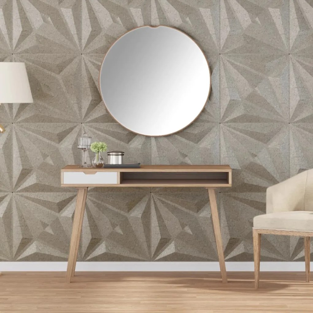 Pannelli Murali 24 Pz Beton 50x50 Cm Xps 6 M² Stella /
