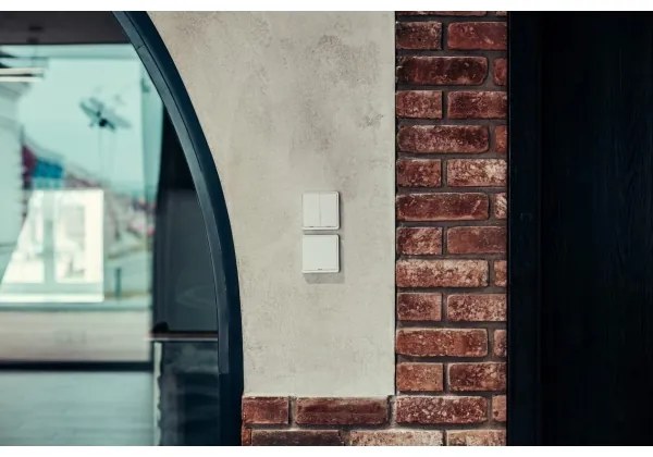 Immax NEO 07507L - Interruttore 2-bottoni SMART 1xCR2430 Zigbee 3.0 Tuya