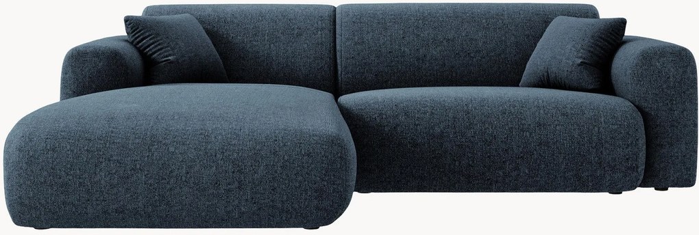 Divano angolare 3 posti in ciniglia Nolio