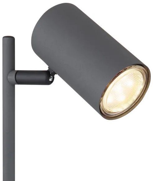 Globo 57910TG - Lampada da tavolo ROBBY 1xGU10/5W/230V grigio/marrone