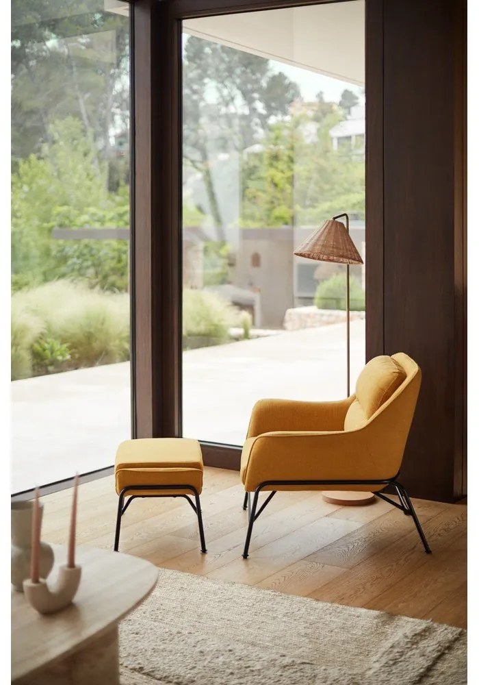 Poggiapiedi giallo Sadira - Teulat