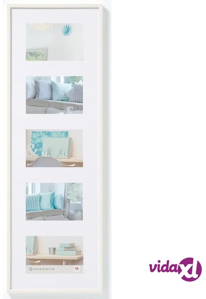 Walther Design Cornice per Foto New Lifestyle 5x10x15 cm Bianca