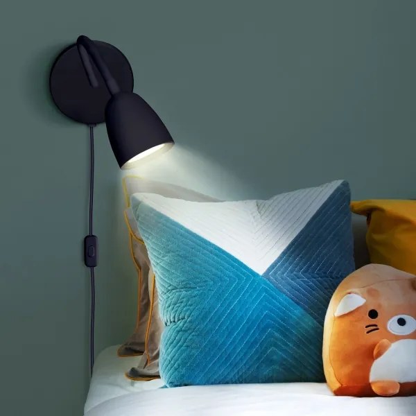 Solight WO54-B - LED Lampada da parete dimmerabile LED/4W/230V nero