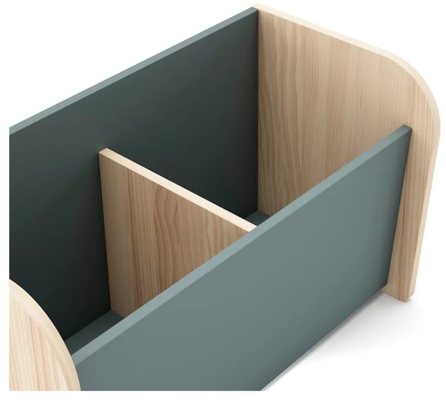 Libreria per bambini verde polveroso 70x42x35 cm Esteban – Marckeric