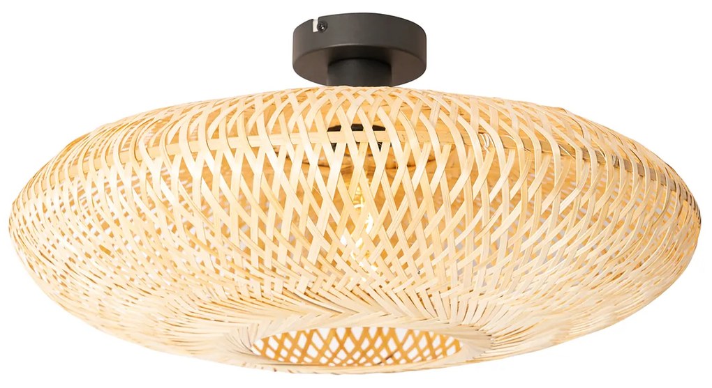 Plafoniera Smart in Bamboo 50 cm Incl. Wifi G95 - Ostrava