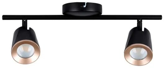 Luce Spot a LED 2xLED/5W/230V 3000K nero