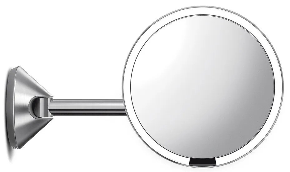 Specchio da parete/per make-up con illuminazione/con ingrandimento (5x) ø 20 cm Sensor – simplehuman