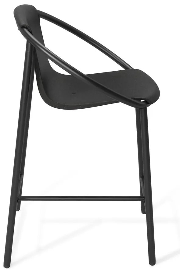 Sgabello da bar in plastica nera 90 cm Ringo - Umbra