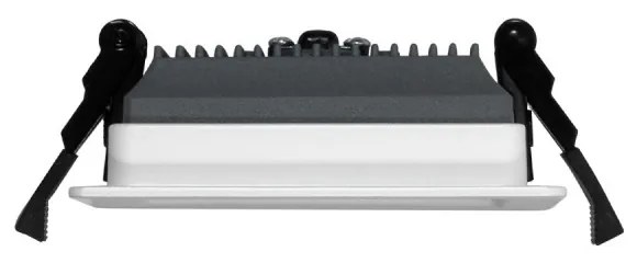 Faro da incasso 10W Foro 85x85mm UGR19 con driver Philips CRI92 CCT Colore Bianco Variabile CCT