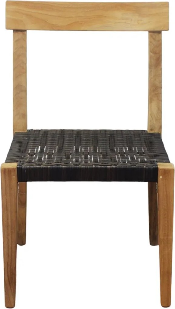 SHINDY - sedia in teak e corda