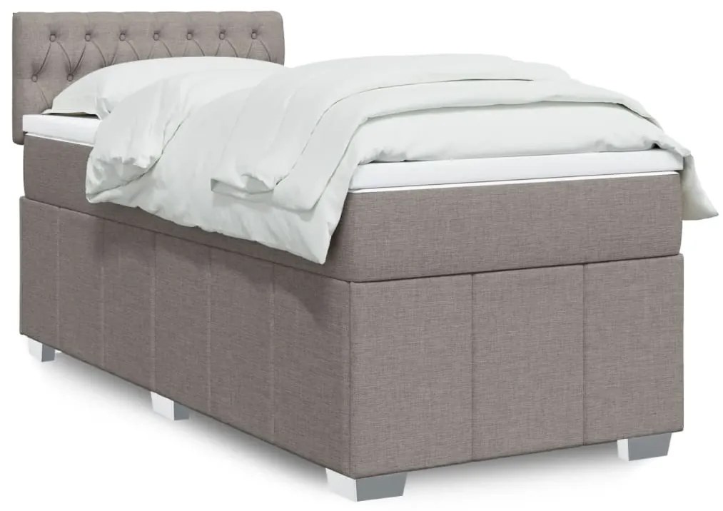 Giroletto A Molle Con Materasso Tortora 90x200 Cm İntessuto /