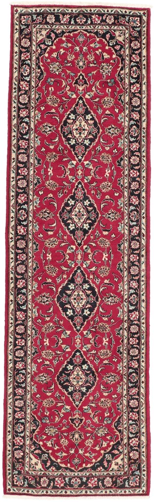 Kashan Tappeto persiano 80 x 280 (Iran) Annodato A Mano