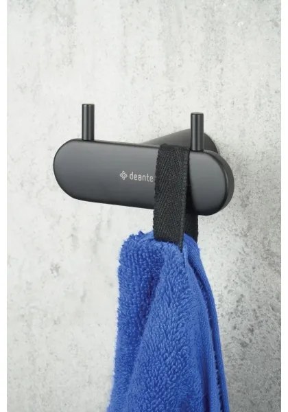 Deante ADR_N121 - Gancio da parete ROUND nero