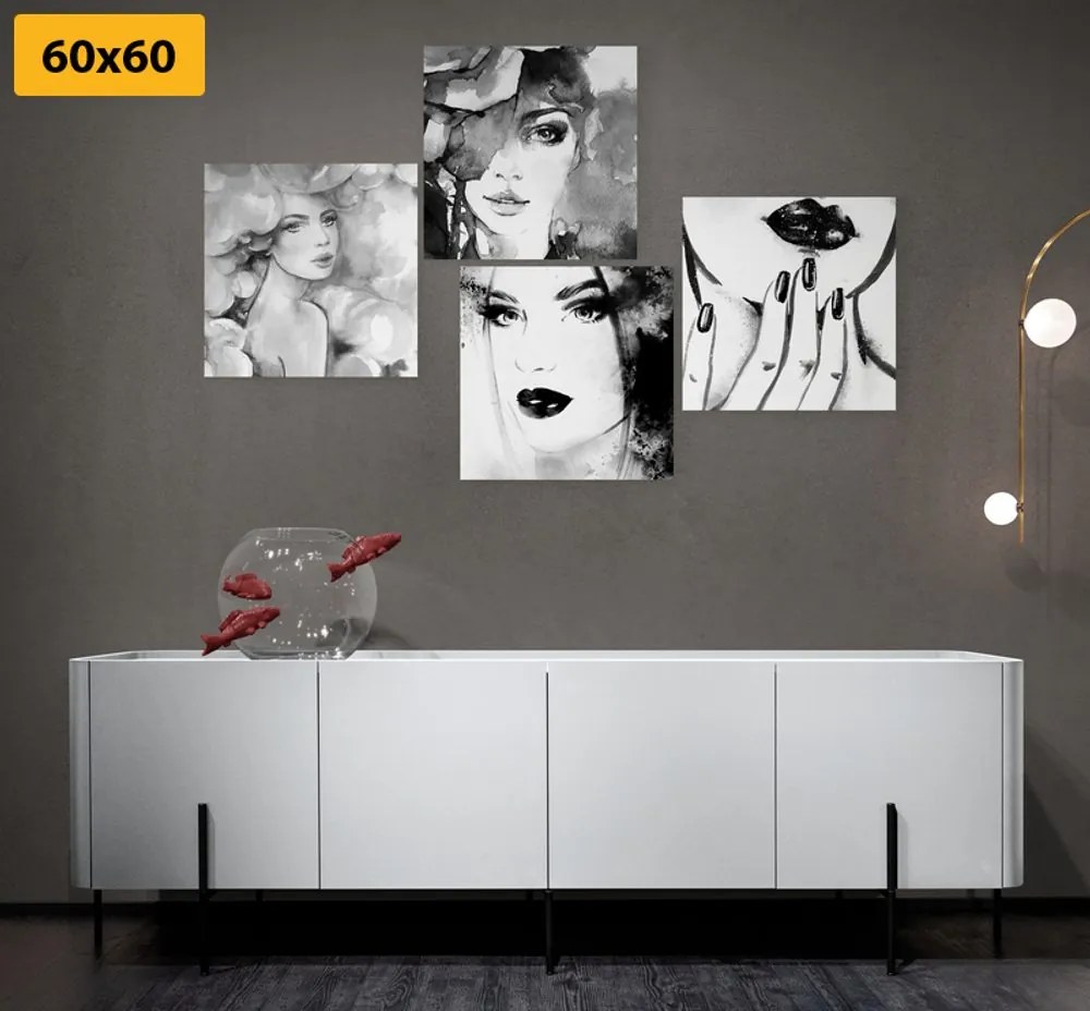 Set di quadri – Eleganza femminile