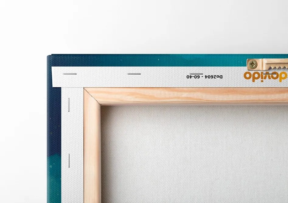 Quadro su tela – Bufalo blu-oro